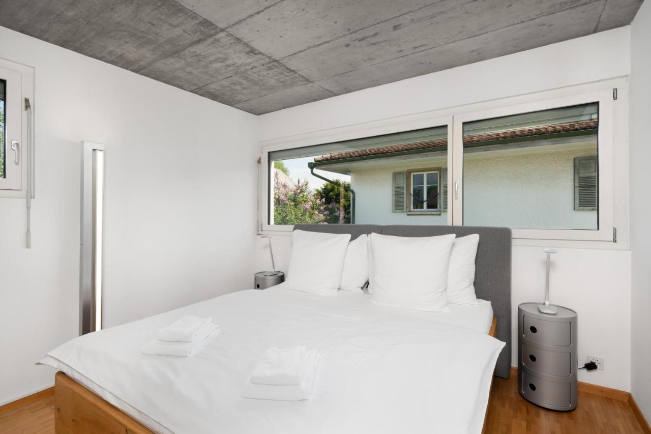 Urban Cube Mit Sauna Thun Exteriér fotografie