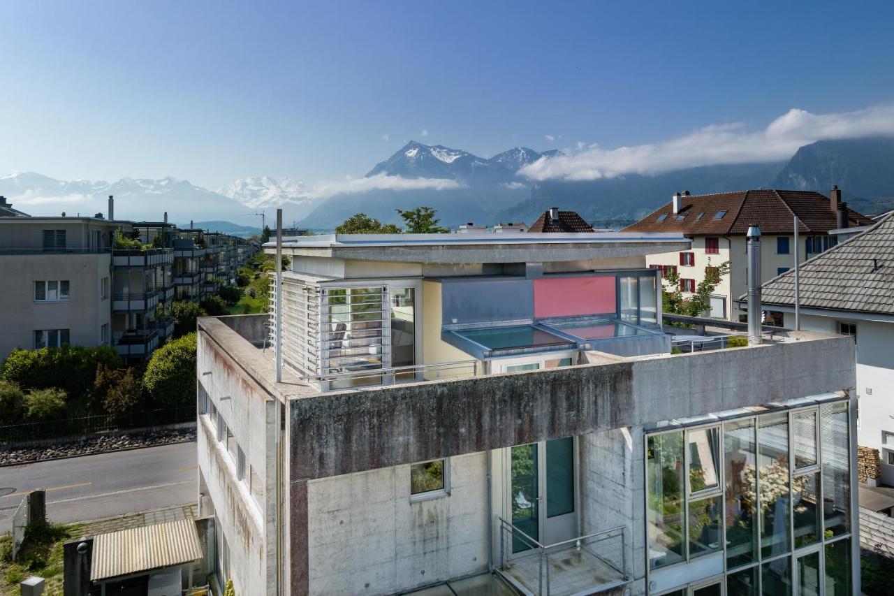 Urban Cube Mit Sauna Thun Exteriér fotografie