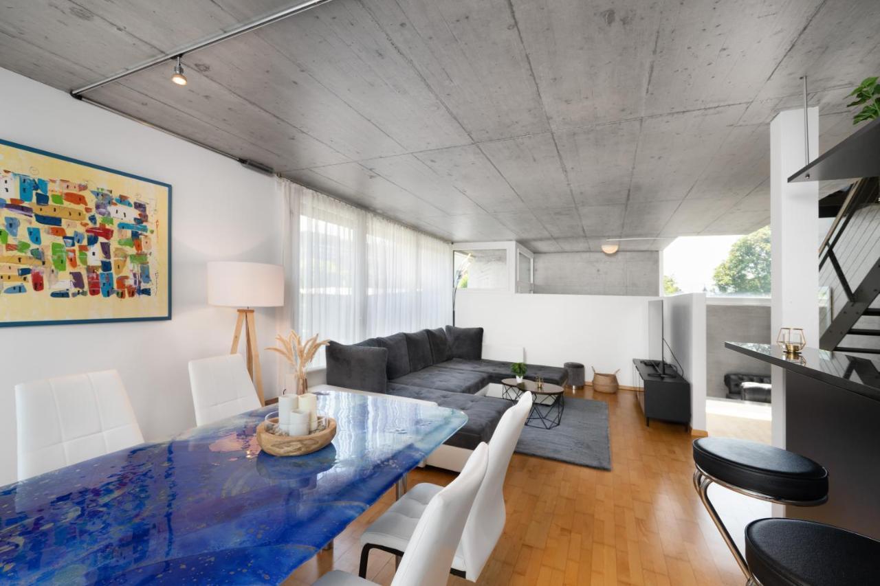 Urban Cube Mit Sauna Thun Exteriér fotografie
