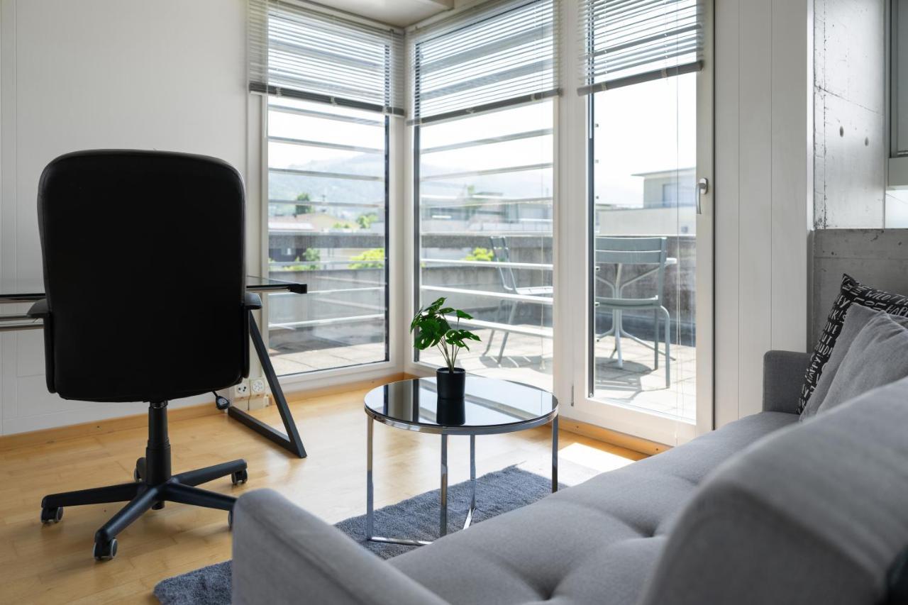 Urban Cube Mit Sauna Thun Exteriér fotografie