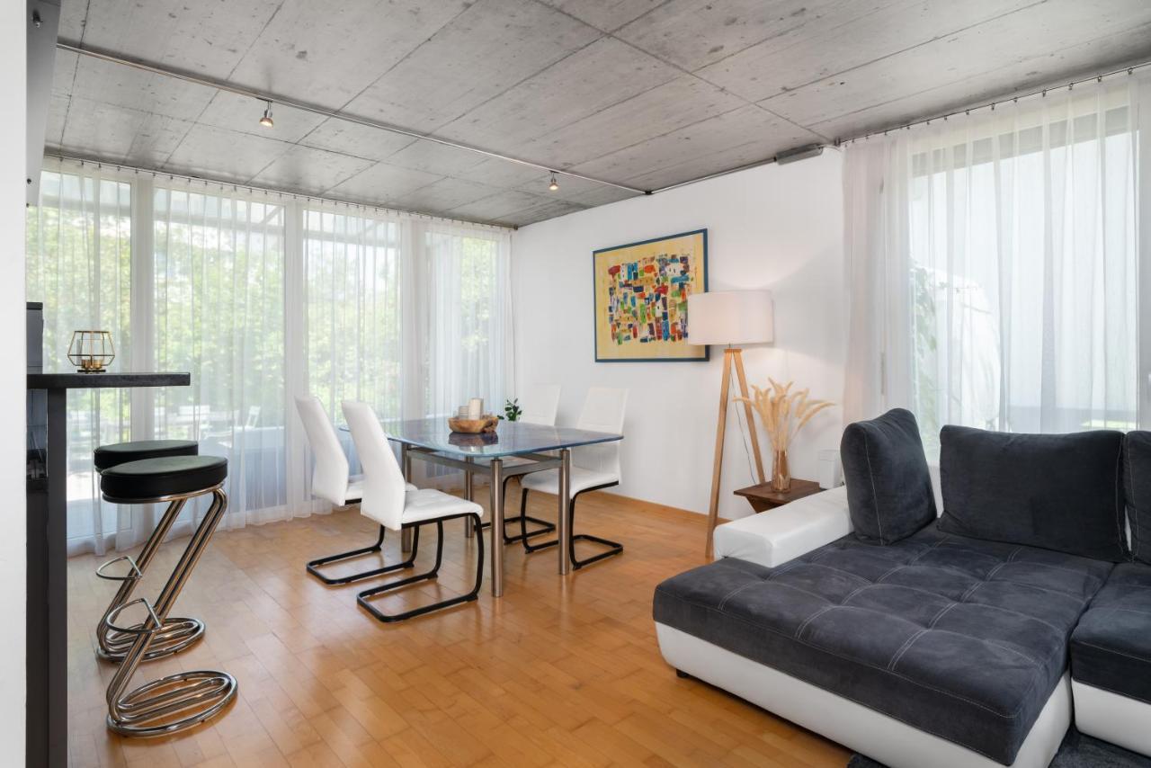 Urban Cube Mit Sauna Thun Exteriér fotografie