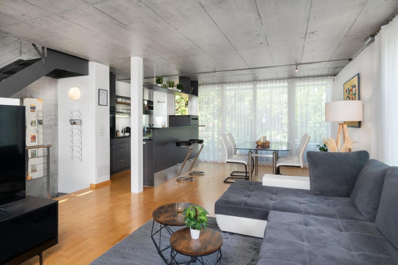 Urban Cube Mit Sauna Thun Exteriér fotografie